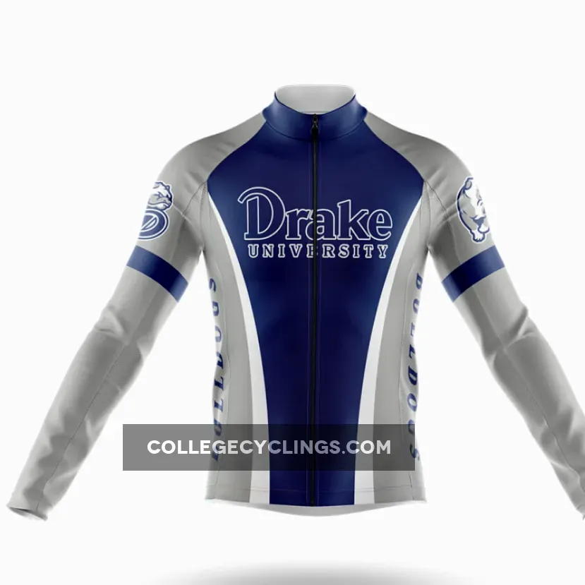 Drake University Long Sleeve Cycling Jersey