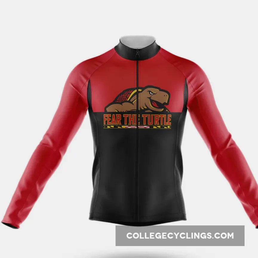 Fear The Turtle Long Sleeve Cycling Jersey