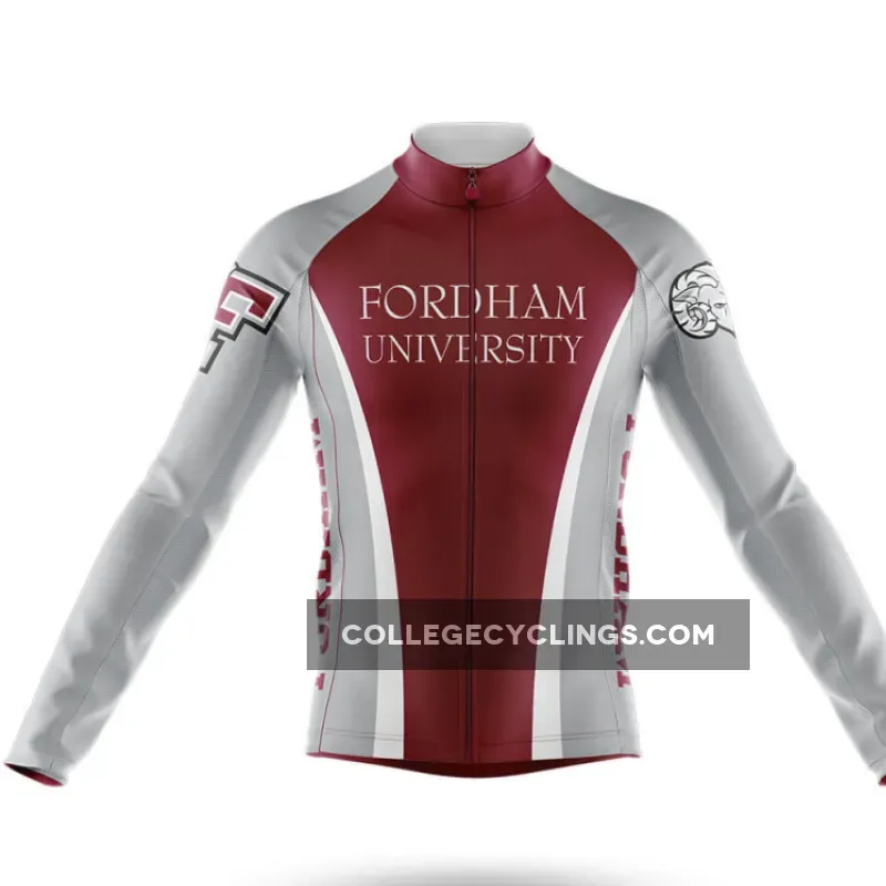 Fordham University Long Sleeve Cycling Jersey