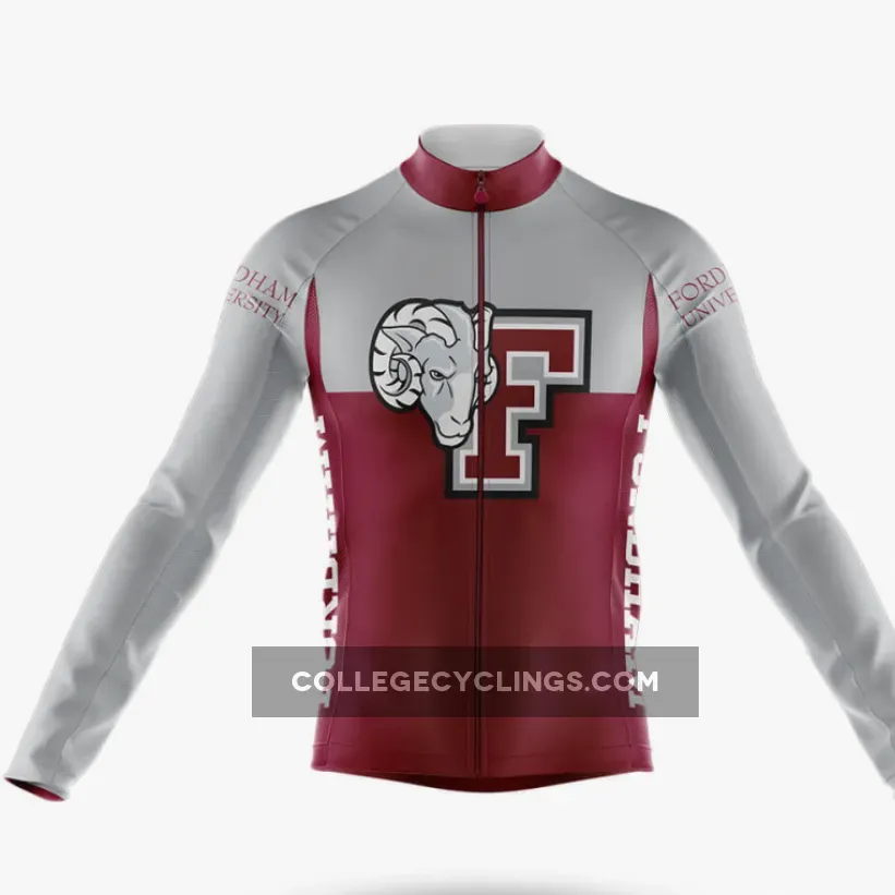 Fordham University Long Sleeve Cycling Jersey Ver.2