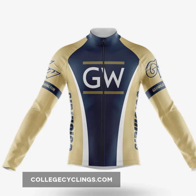 George Washington University Long Sleeve Cycling Jersey