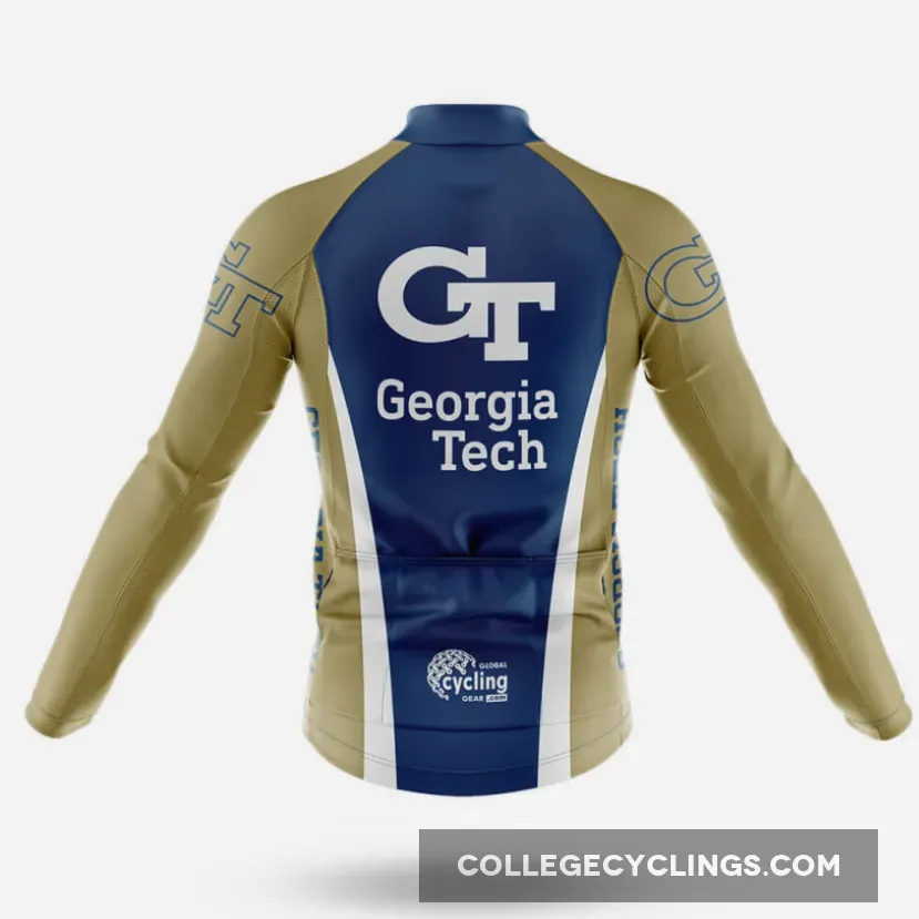 Georgia Institute of Technology Long Sleeve Cycling Jersey Georgia Institute of Technology Long Sleeve Cycling Jersey