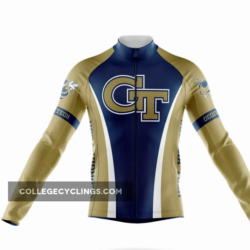 Georgia Tech Long Sleeve Cycling Jersey