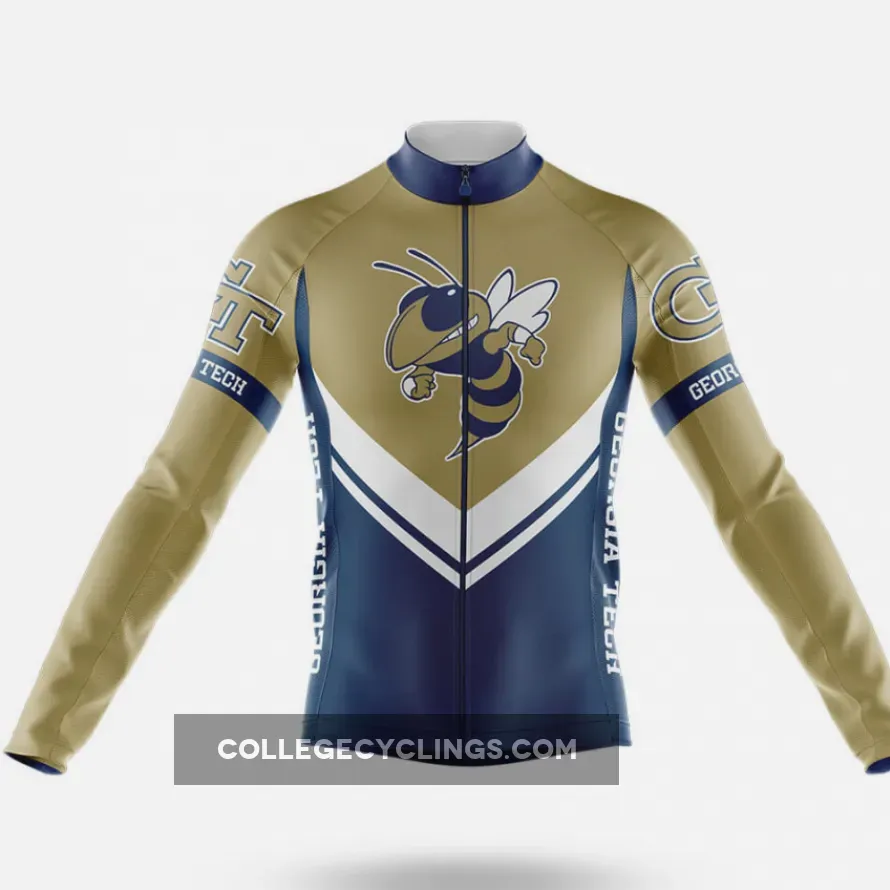 Georgia Tech Long Sleeve Cycling Jersey Ver.3