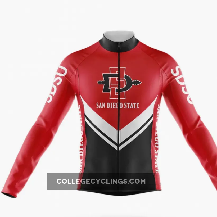 Go Aztecs Long Sleeve Cycling Jersey Ver.3