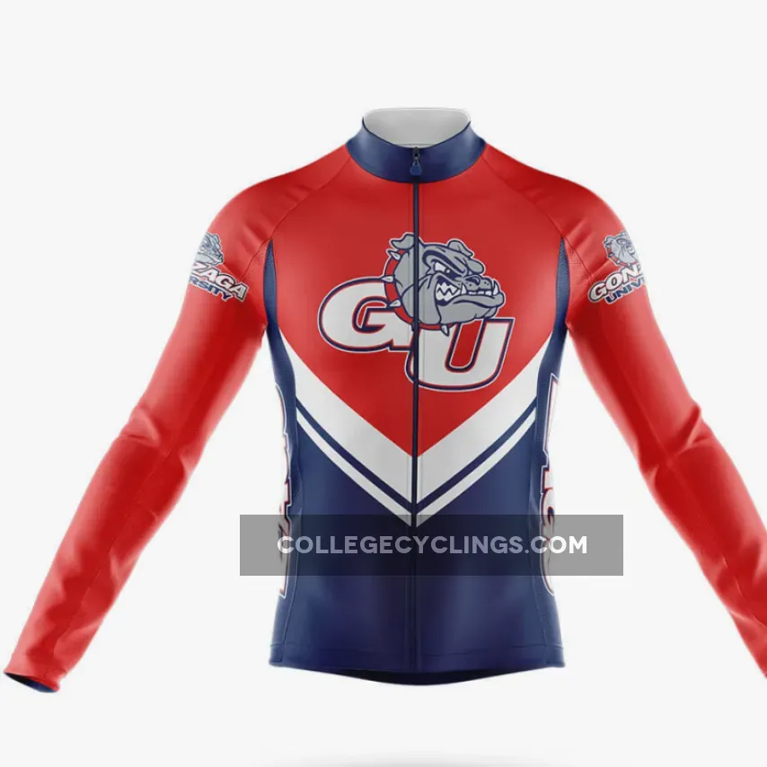 Gonzaga University Long Sleeve Cycling Jersey Ver.3