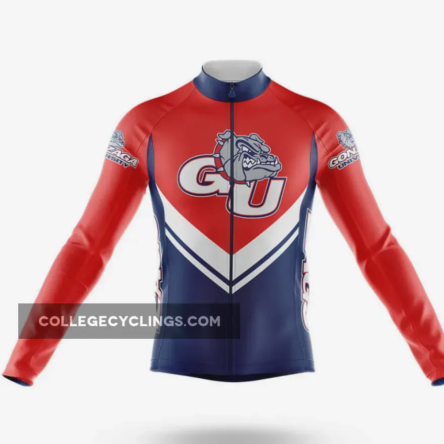 Gonzaga University Long Sleeve Cycling Jersey Ver.3 Gonzaga University Long Sleeve Cycling Jersey Ver.3