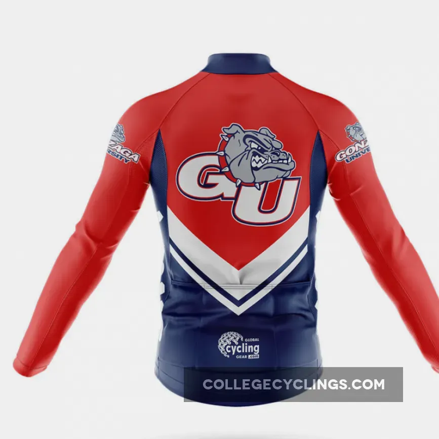 Gonzaga University Long Sleeve Cycling Jersey Ver.3 Gonzaga University Long Sleeve Cycling Jersey Ver.3