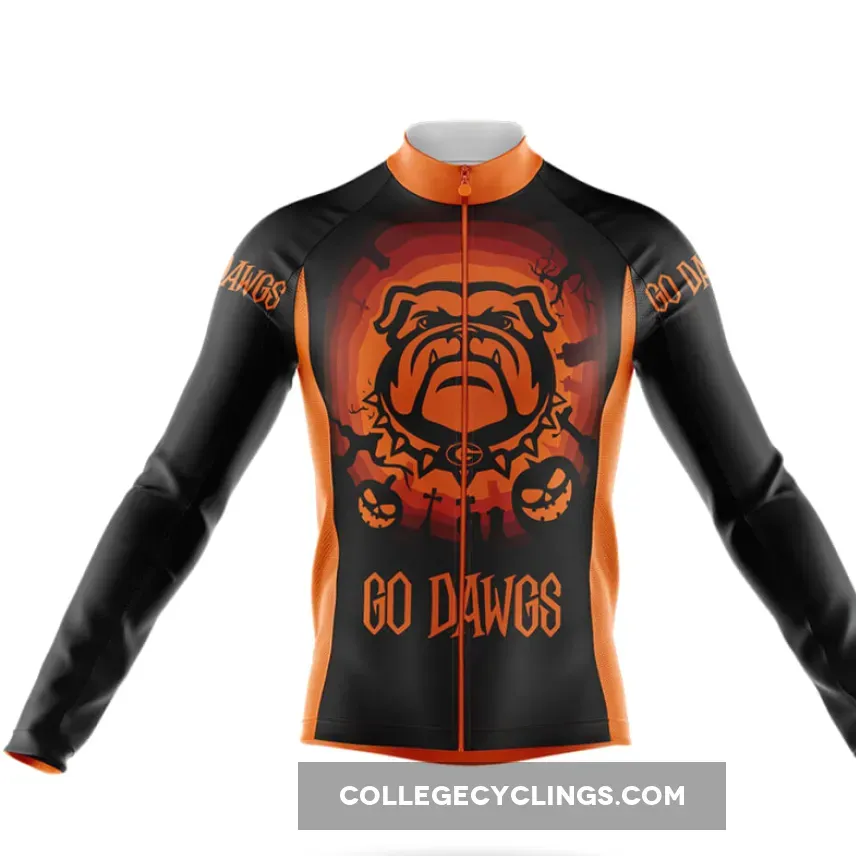Halloween Dawgs Long Sleeve Cycling Jersey