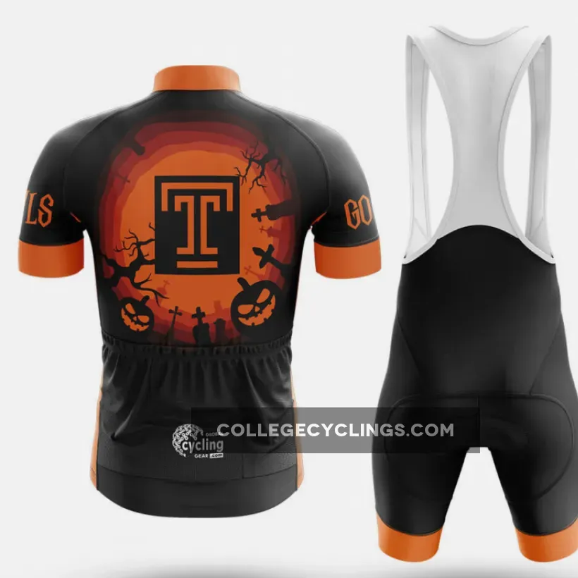 Halloween Temple University Long Sleeve Cycling Jersey Halloween Temple University Long Sleeve Cycling Jersey