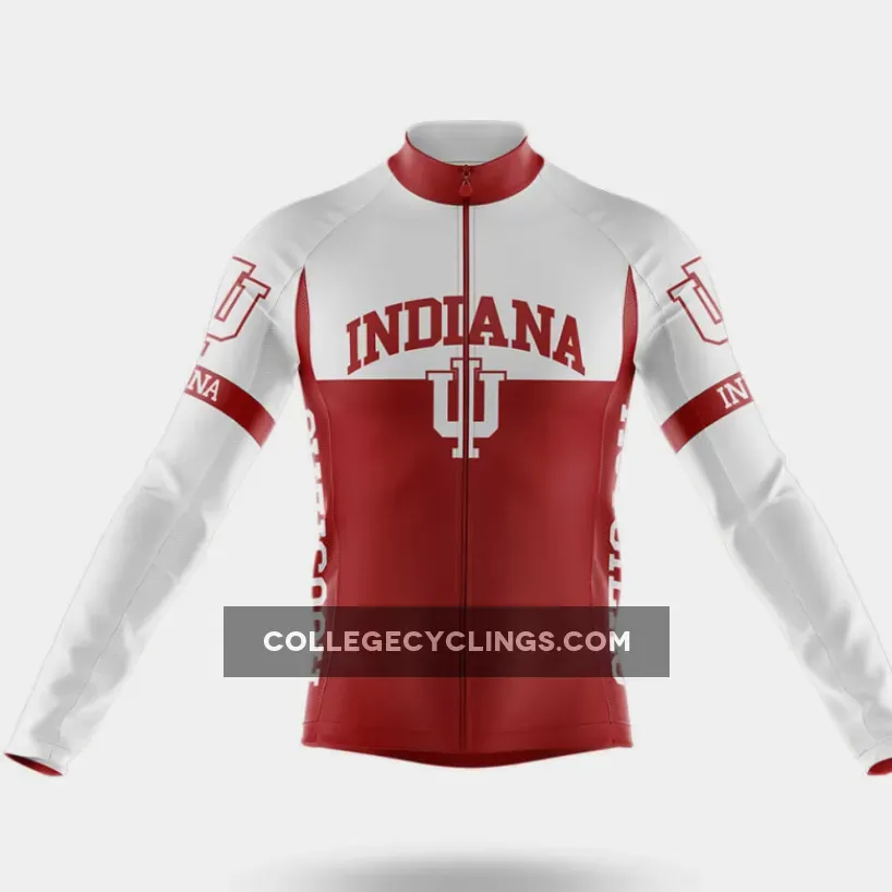 Indiana University Bloomington Long Sleeve Cycling Jersey Ver.2