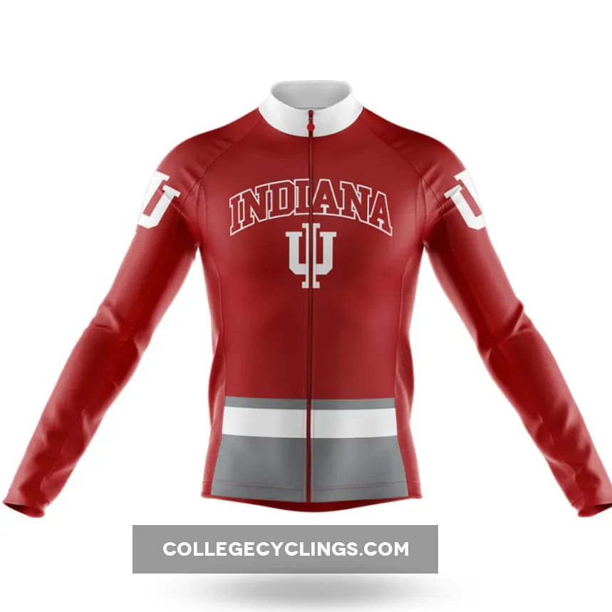 Indiana University Bloomington Long Sleeve Cycling Jersey Ver.3