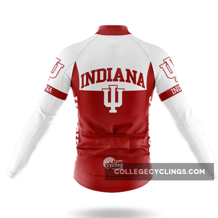 Indiana University Bloomington Long Sleeve Cycling Jersey Ver.2 Indiana University Bloomington Long Sleeve Cycling Jersey Ver.2
