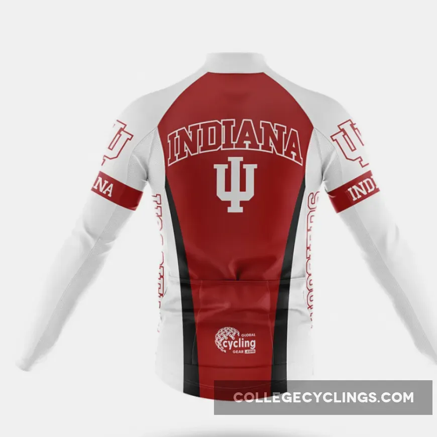 Indiana University Bloomington Long Sleeve Cycling Jersey Indiana University Bloomington Long Sleeve Cycling Jersey