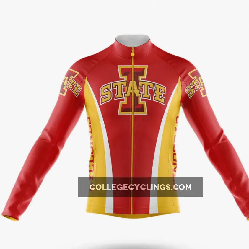 Iowa State University Long Sleeve Cycling Jersey