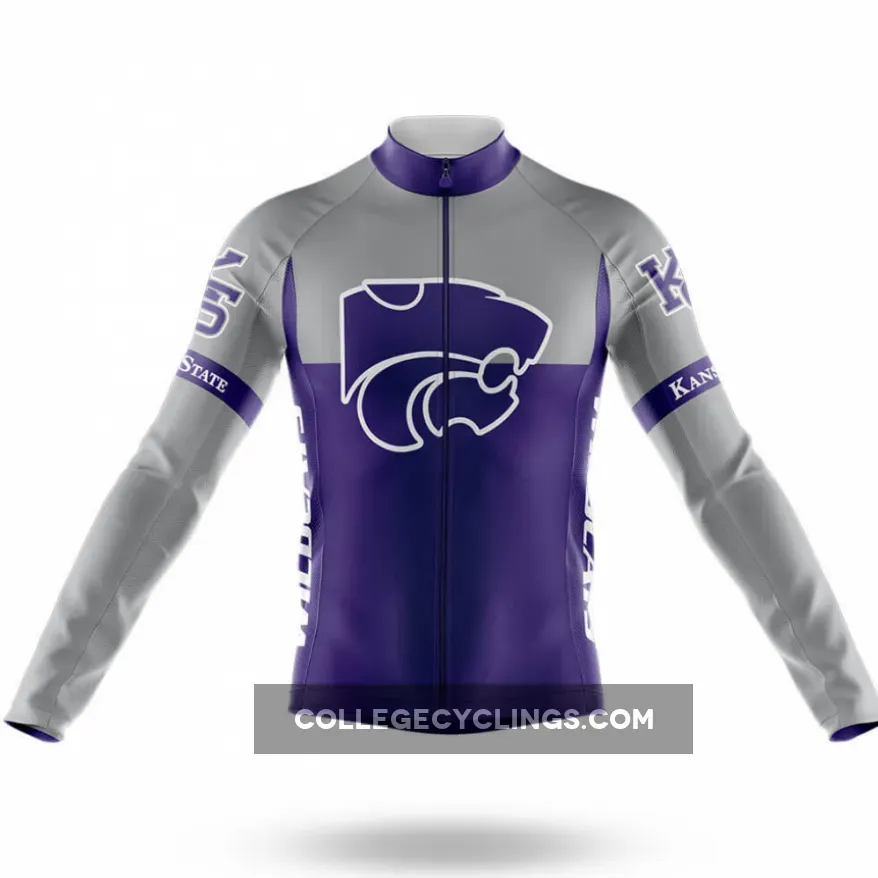 Kansas State University Long Sleeve Cycling Jersey Ver.2