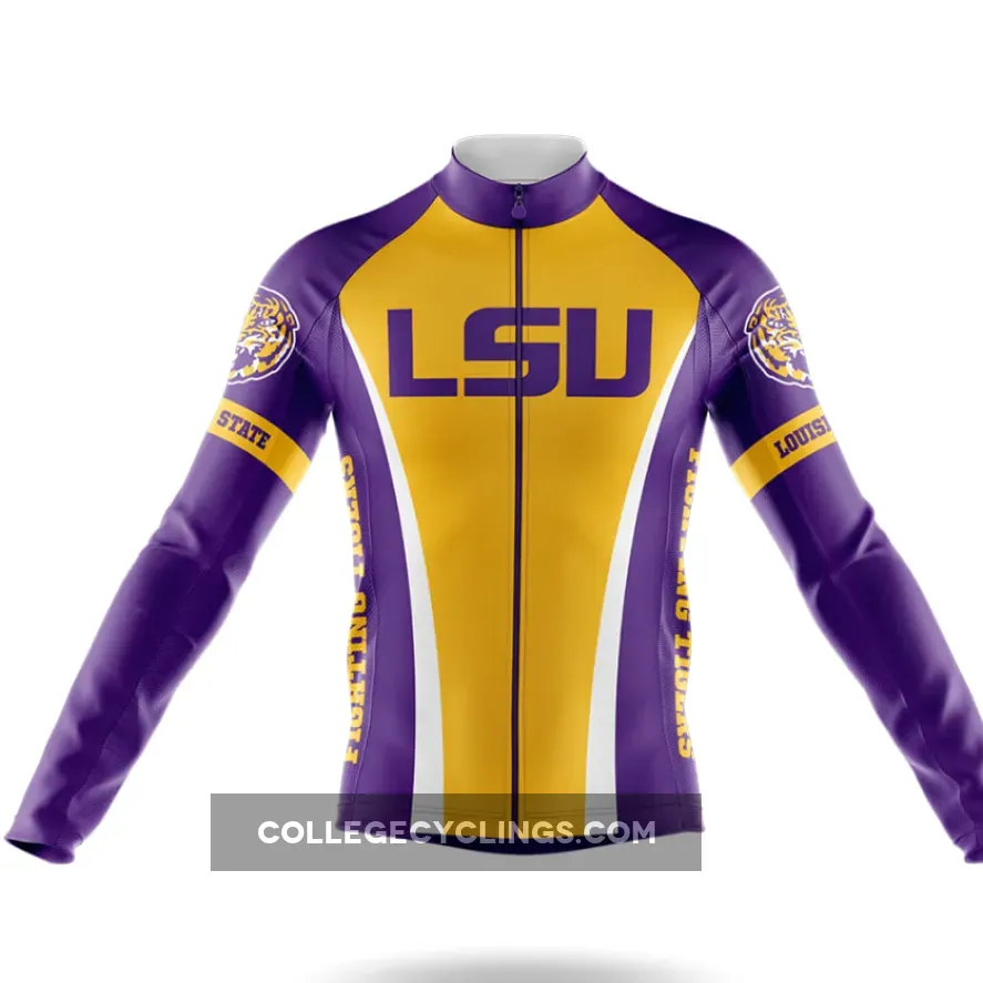 Louisiana State University Long Sleeve Cycling Jersey