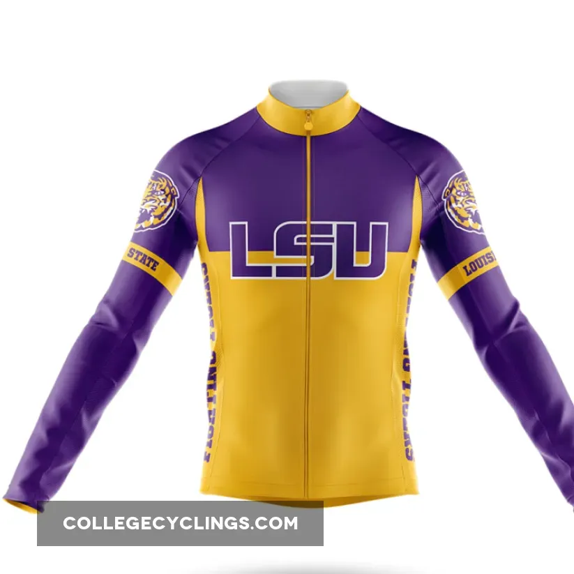 Louisiana State University Long Sleeve Cycling Jersey Ver.2