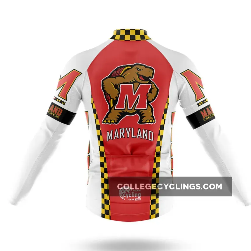 Maryland Mascot Long Sleeve Cycling Jersey Maryland Mascot Long Sleeve Cycling Jersey