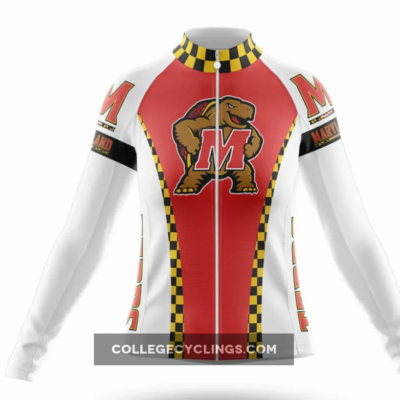 Maryland Mascot - Women's Long Sleeve Cycling Jersey