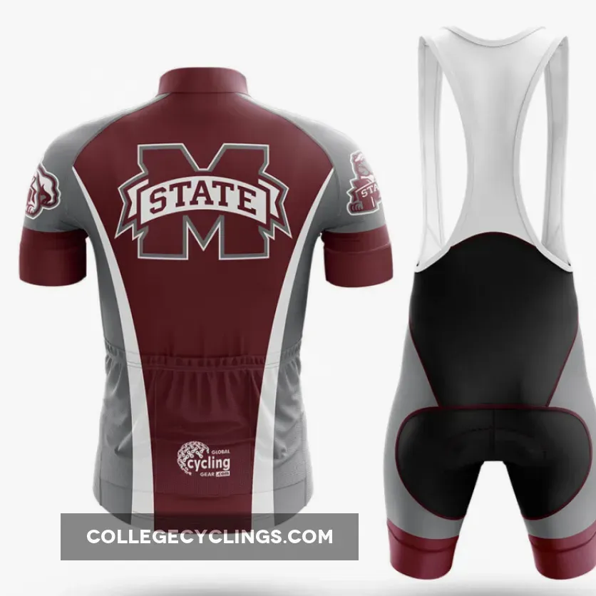 Mississippi State University Long Sleeve Cycling Jersey Mississippi State University Long Sleeve Cycling Jersey