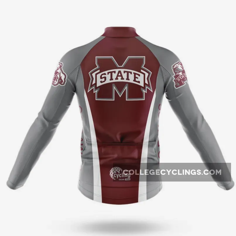 Mississippi State University Long Sleeve Cycling Jersey Mississippi State University Long Sleeve Cycling Jersey