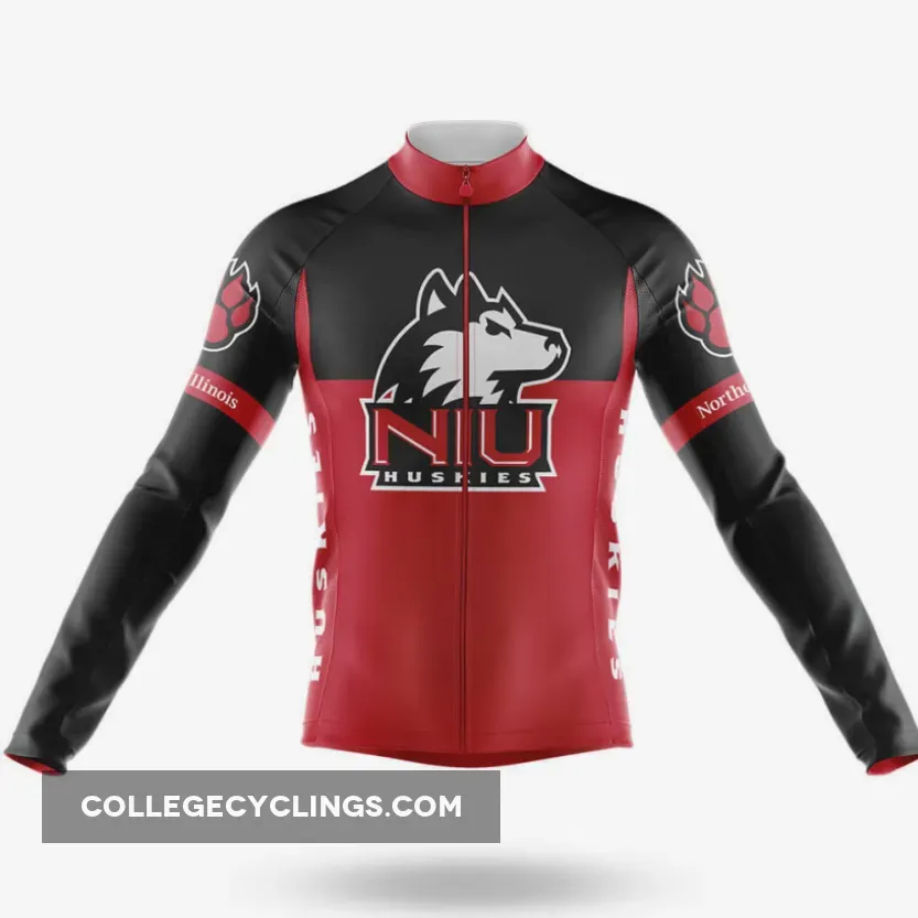 Northern Illinois University Long Sleeve Cycling Jersey Ver.2