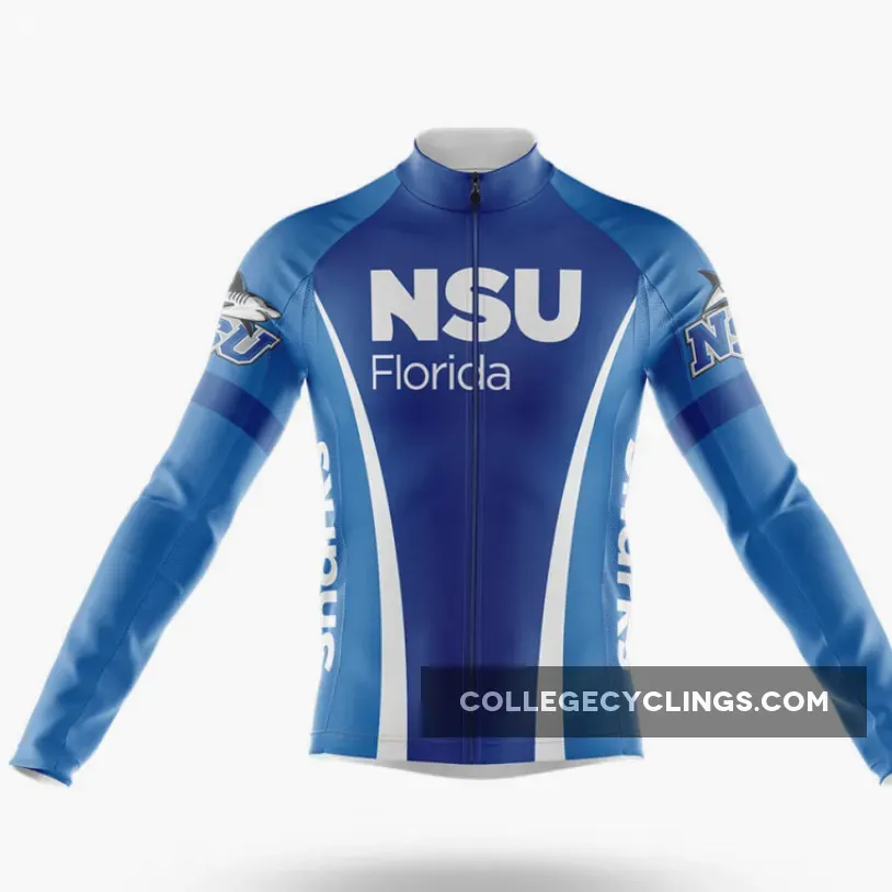 Nova Southeastern University Long Sleeve Cycling Jersey