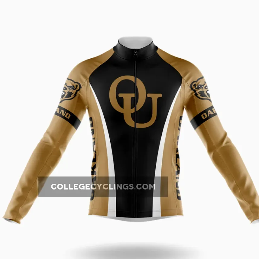 Oakland University Long Sleeve Cycling Jersey