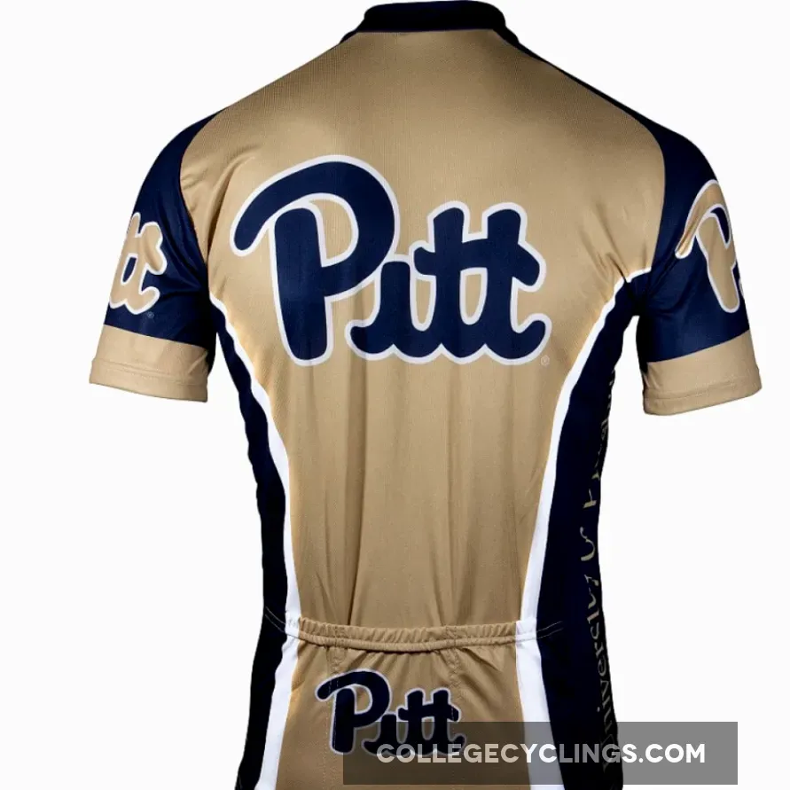 Pittsburgh University Men's Officially Licensed Cycling Short-Sleeve Performance Cycling Jersey. Pittsburgh University Men's Officially Licensed Cycling Short-Sleeve Performance Cycling Jersey.