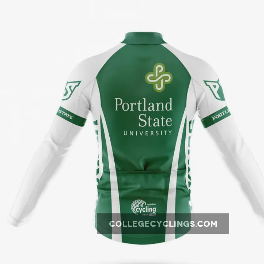 Portland State University Long Sleeve Cycling Jersey Portland State University Long Sleeve Cycling Jersey