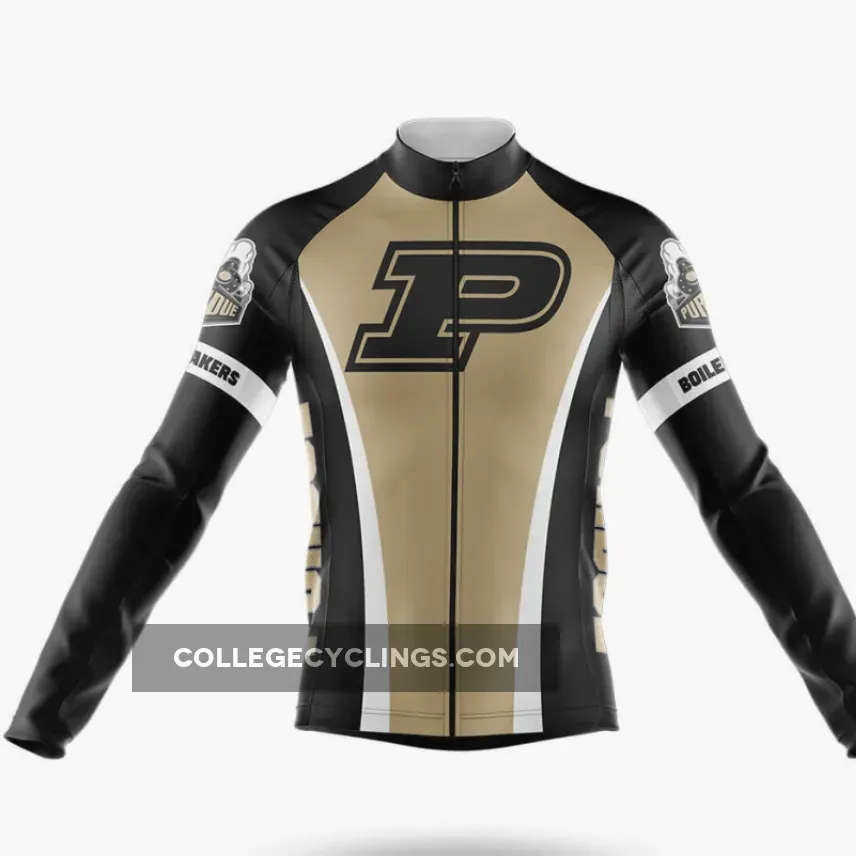 Purdue University Long Sleeve Cycling Jersey