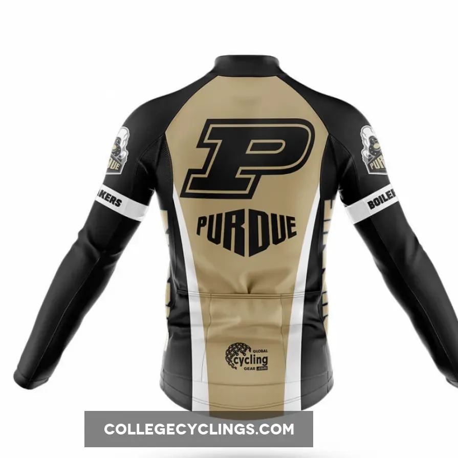 Purdue University Long Sleeve Cycling Jersey Purdue University Long Sleeve Cycling Jersey