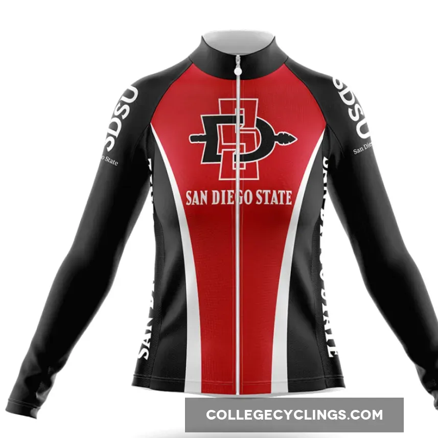 San Diego State University - Women's Long Sleeve Cycling Jersey