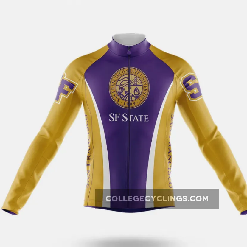 San Francisco State University Long Sleeve Cycling Jersey