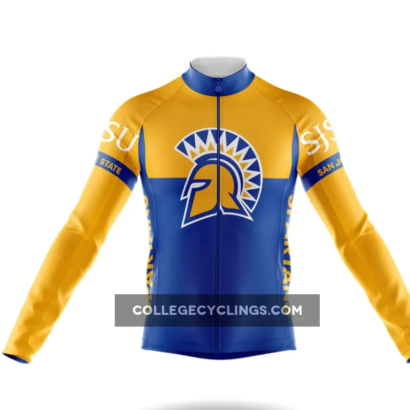 San José State University Long Sleeve Cycling Jersey Ver.2
