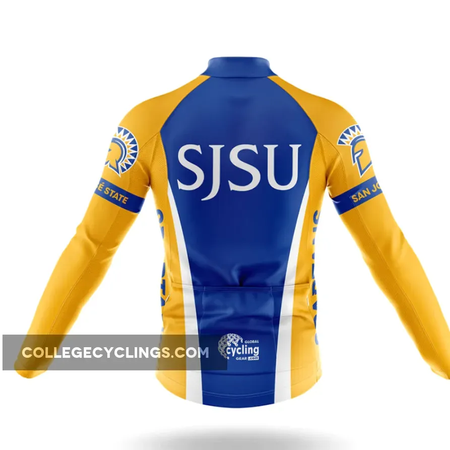 San José State University Long Sleeve Cycling Jersey San José State University Long Sleeve Cycling Jersey