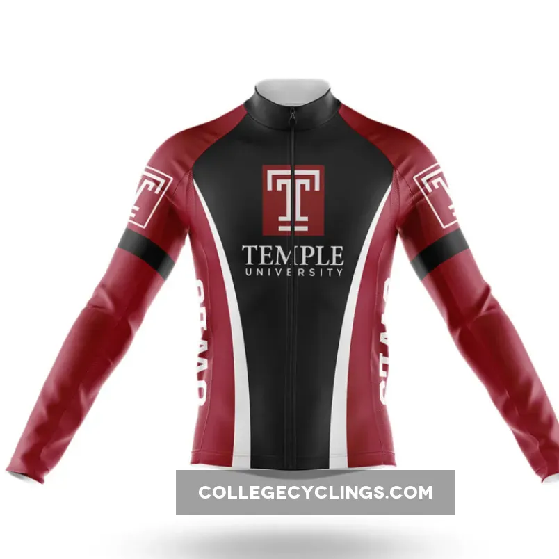 Temple University Long Sleeve Cycling Jersey
