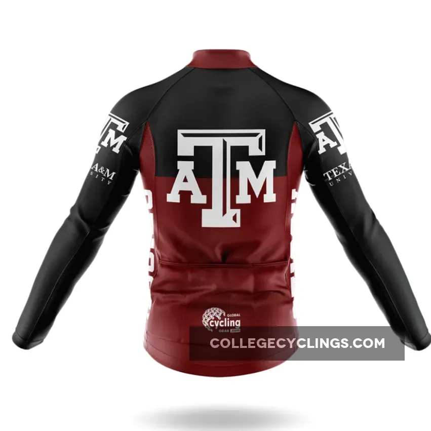 Texas A&M Long Sleeve Cycling Jersey Ver.2 Texas A&M Long Sleeve Cycling Jersey Ver.2