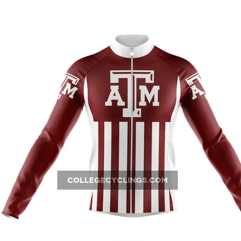 Texas A&M USA Long Sleeve Cycling Jersey