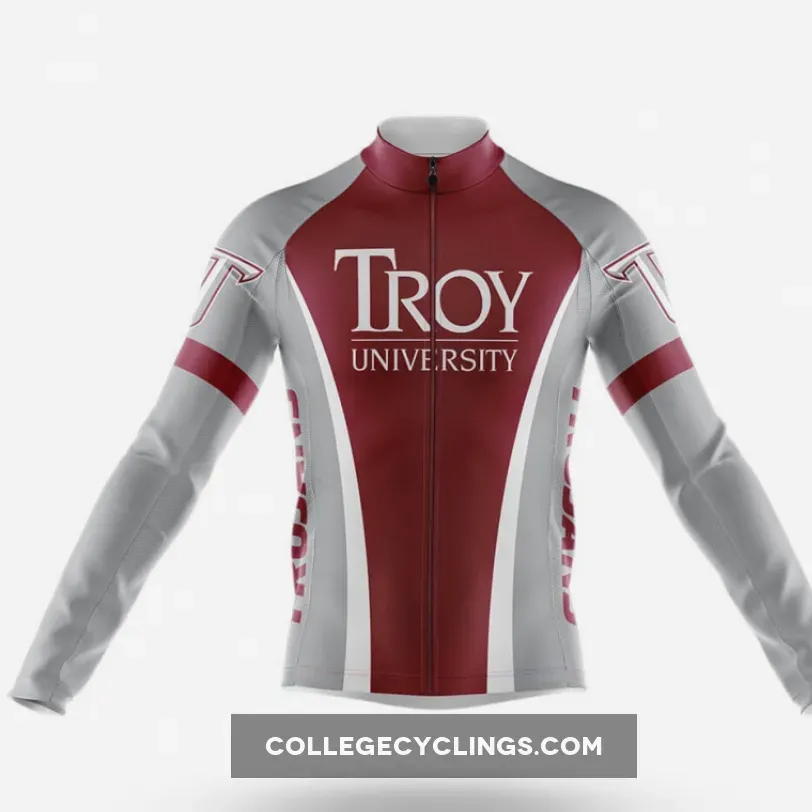 Troy University Long Sleeve Cycling Jersey