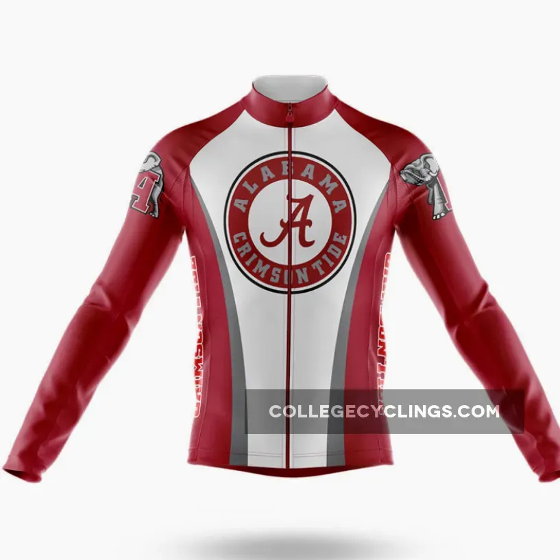 University of Alabama Long Sleeve Cycling Jersey