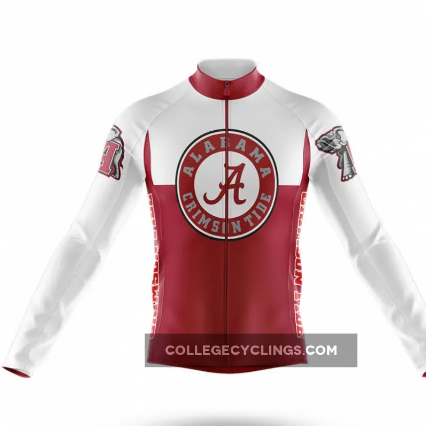University of Alabama Long Sleeve Cycling Jersey Ver.2