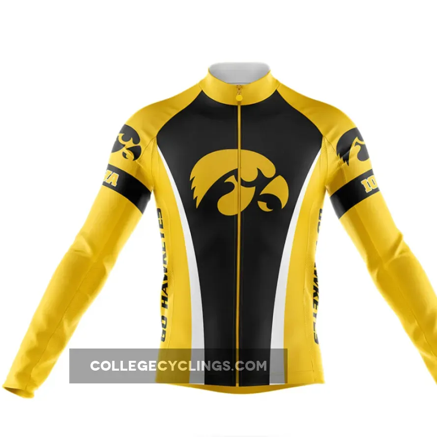 University of Iowa Long Sleeve Cycling Jersey