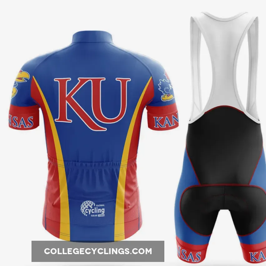 University of Kansas Long Sleeve Cycling Jersey University of Kansas Long Sleeve Cycling Jersey