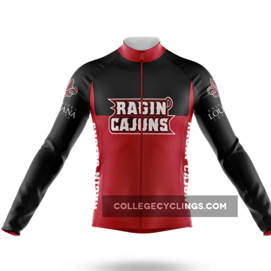 University of Louisiana Lafayette Long Sleeve Cycling Jersey Ver.2
