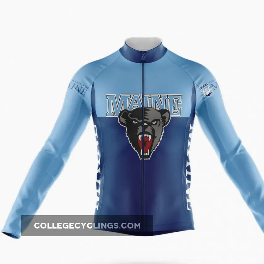 University of Maine Long Sleeve Cycling Jersey Ver.2