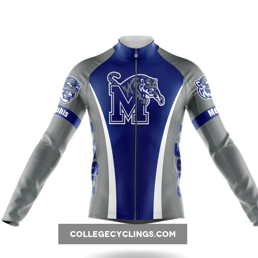University of Memphis Long Sleeve Cycling Jersey