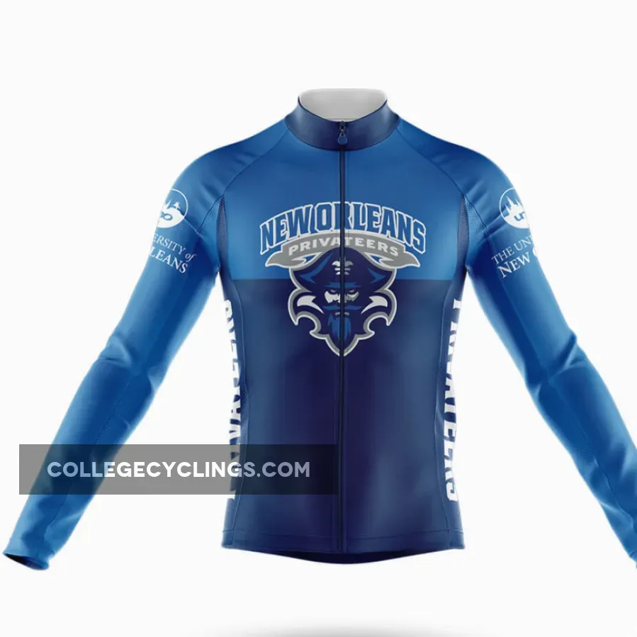 University of New Orleans Long Sleeve Cycling Jersey Ver.2