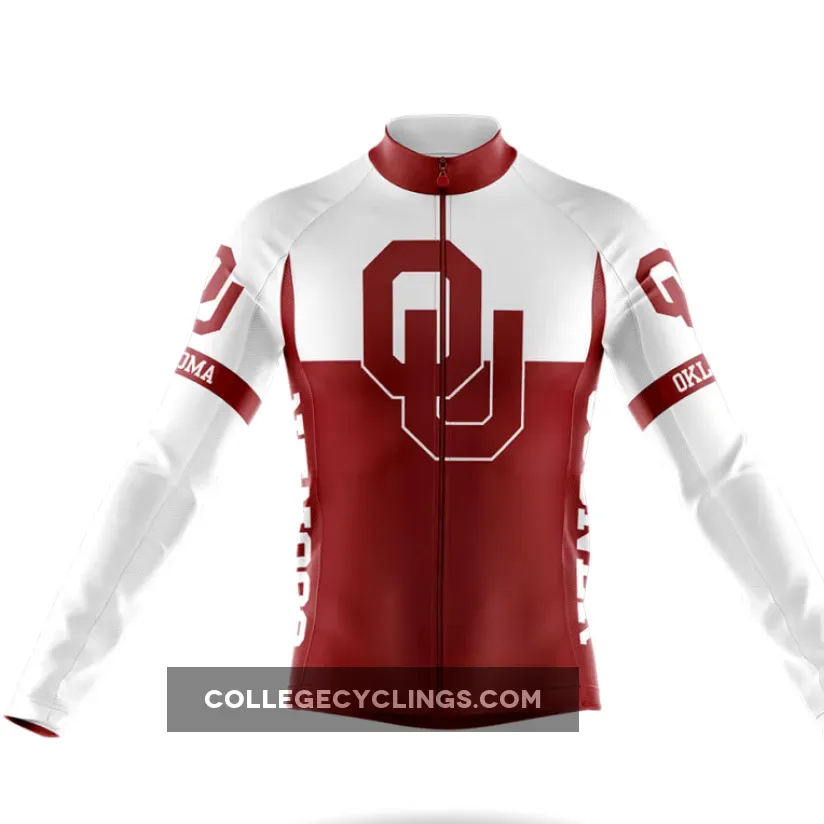 University of Oklahoma Long Sleeve Cycling Jersey Ver.2